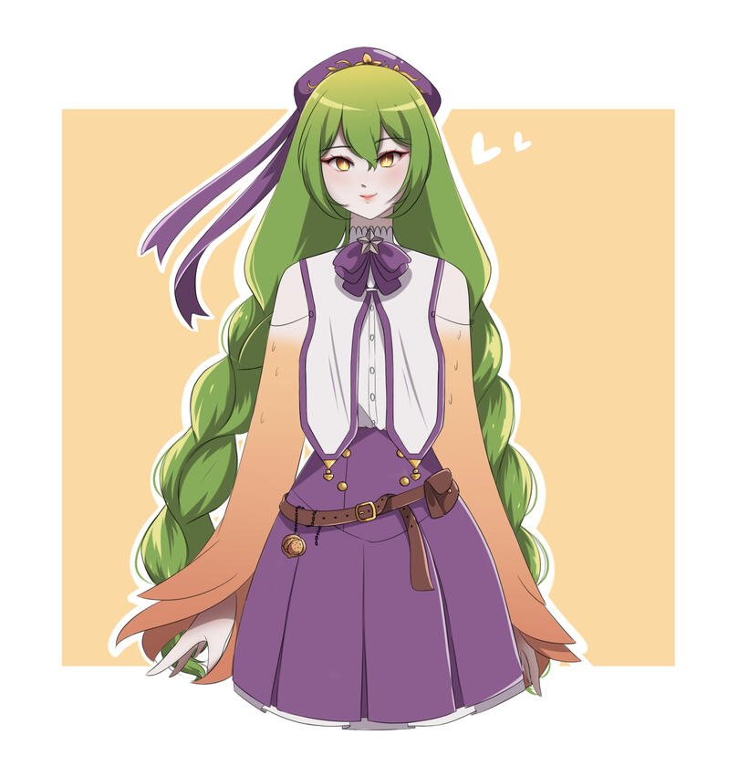 Flat colored