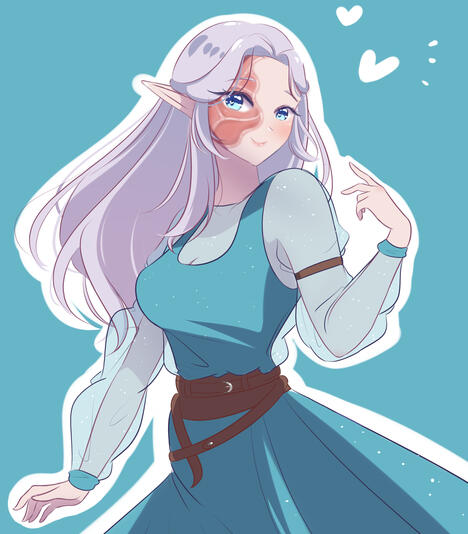 Flat colored