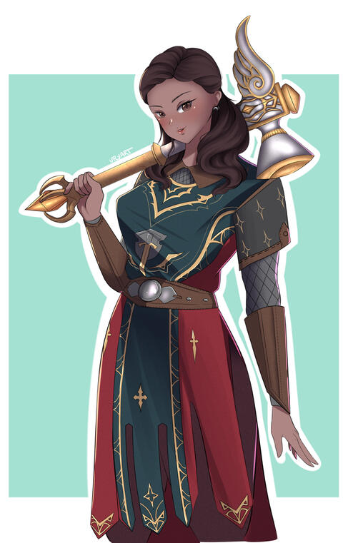 Flat colored